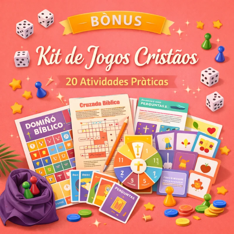 Kit de Jogos Cristãos: 20 Atividades Práticas