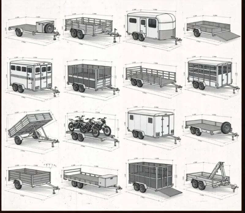 Projetos de Carretinhas e Reboques Prontos Para Fabricação